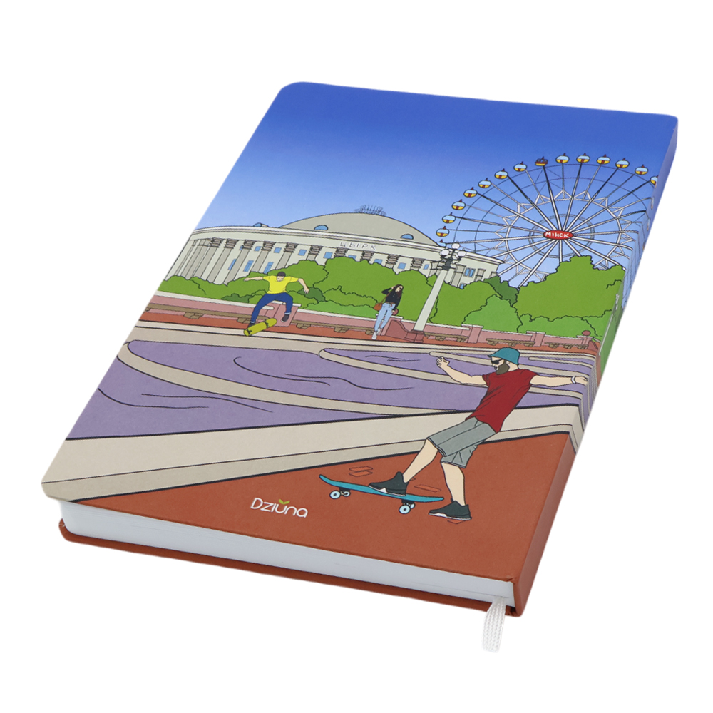 Записная книжка A5 Dziuna Театр в клетку 15, Театр-1