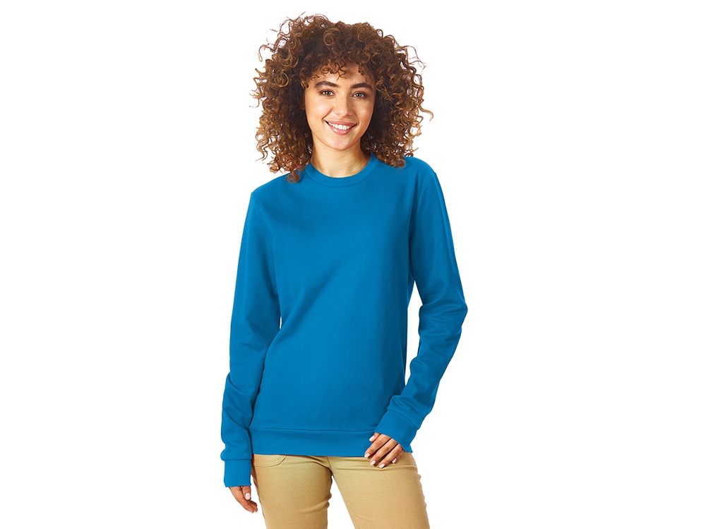 Свитшот Motion унисекс с начесом, голубой-2