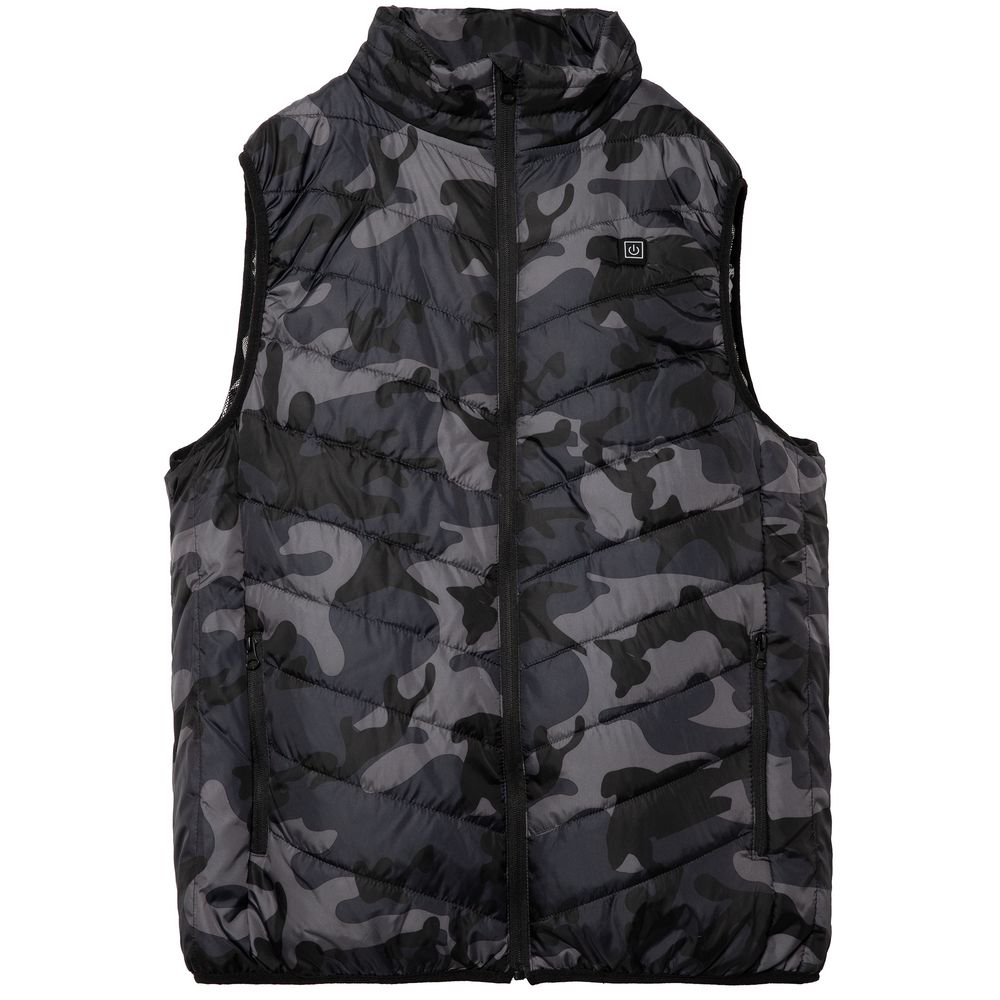 Жилет с подогревом Thermalli Valmorel, серый камуфляж-1