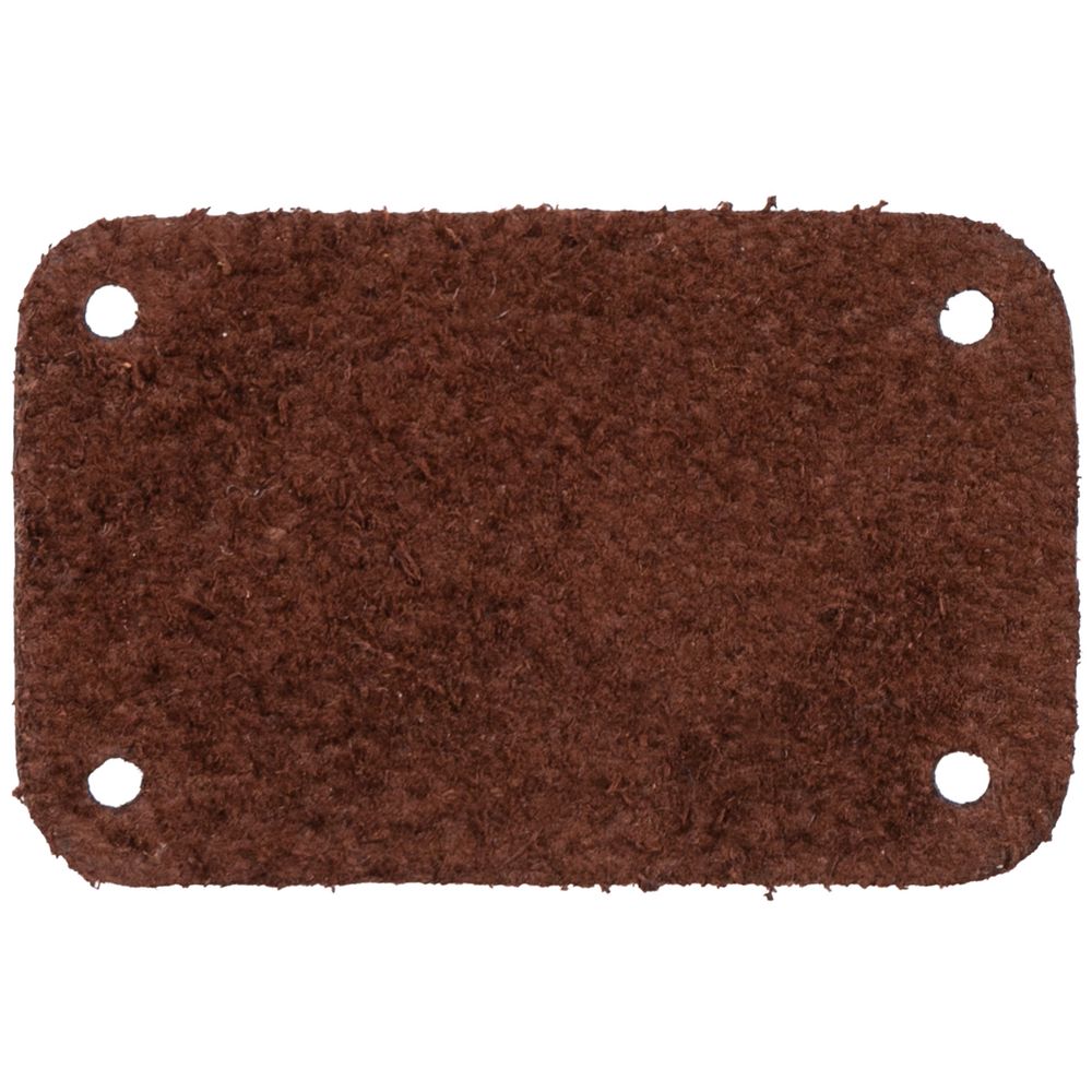 Лейбл кожаный Beta, S, коричневый-2