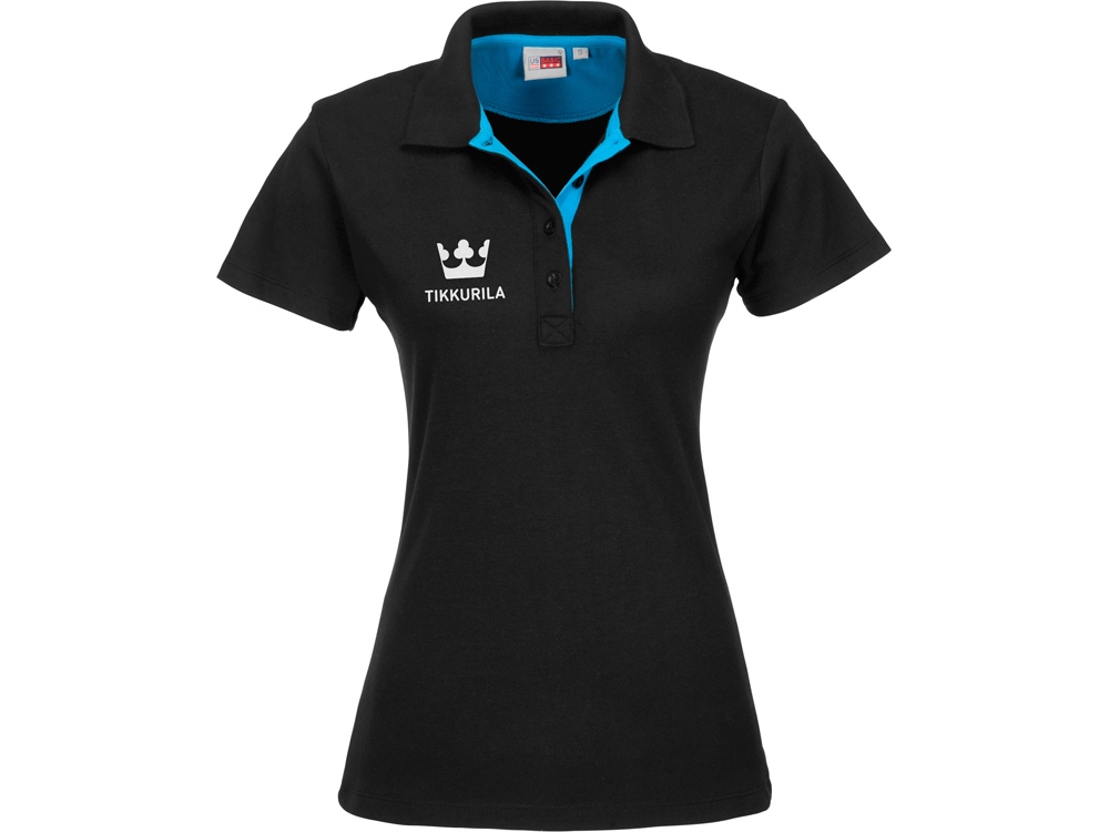 Рубашка поло Solo женская, аква-2