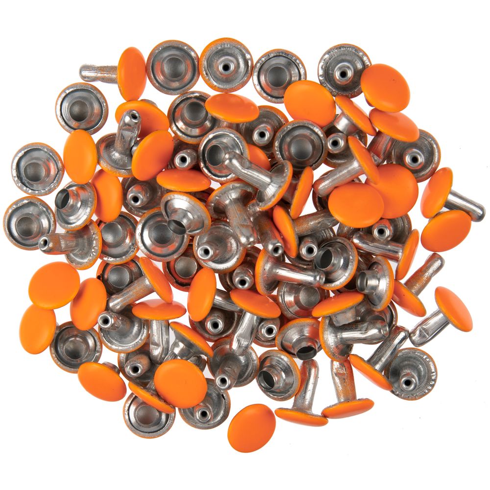Заклепка Rivet, S, оранжевый неон-2