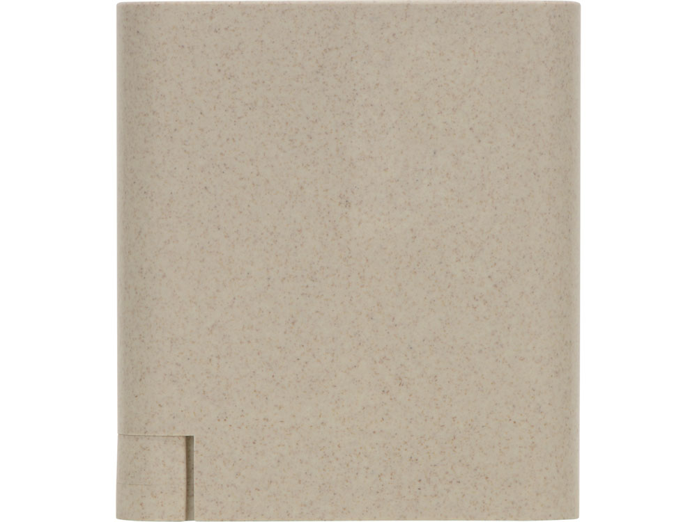 Настольный органайзер Cubic из пшеничного волокна с функцией беспроводной зарядки и выходами USB-8