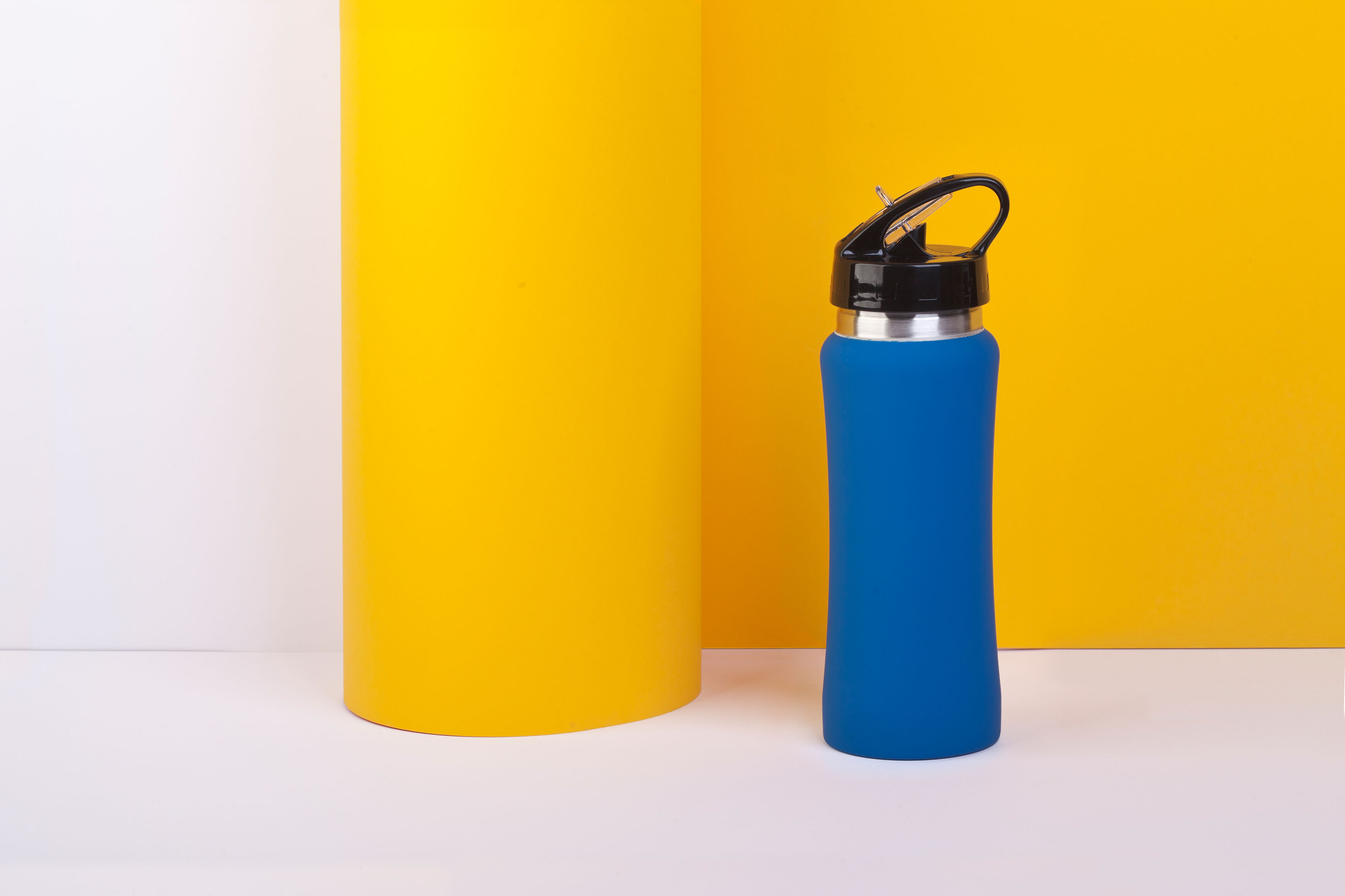 Бутылка для воды "Индиана" 600 мл, покрытие soft touch-1