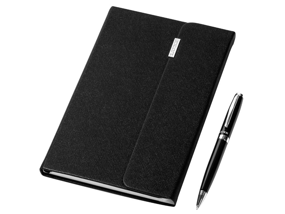 Подарочный набор Tactical Dark: блокнот А5, ручка шариковая-1