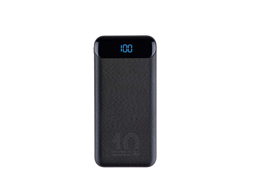 VA2540 (10 000mAh), QC/PD 20W внешний аккумулятор с дисплеем, черный-0