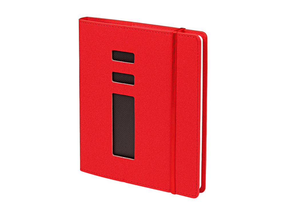 Ежедневник недатированный А5  La Manche, красный-0