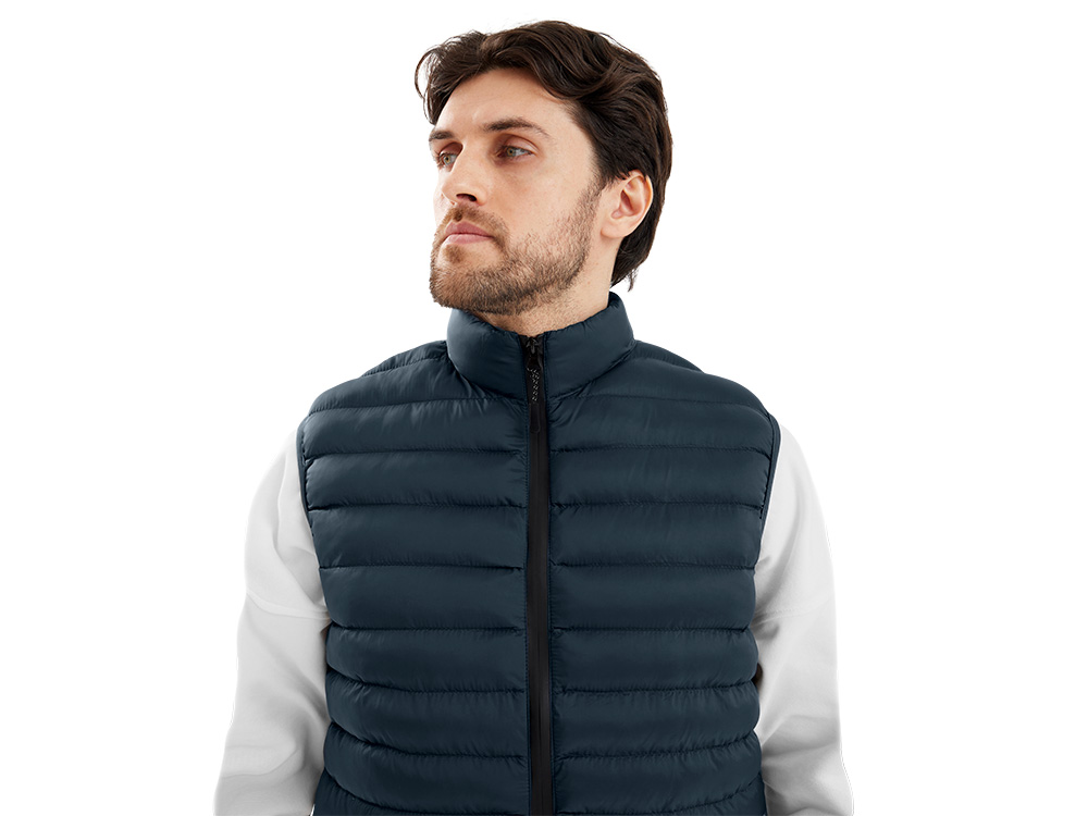 Стеганый жилет Uniqloud, темно-синий-4