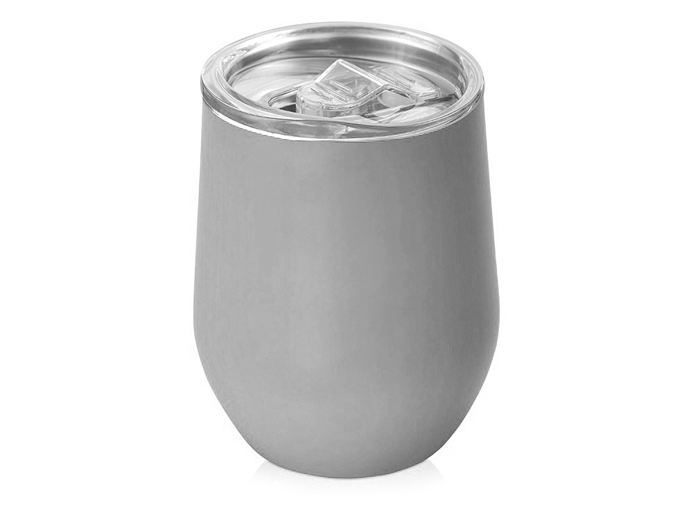 Вакуумная термокружка Sense, непротекаемая крышка, серый-0