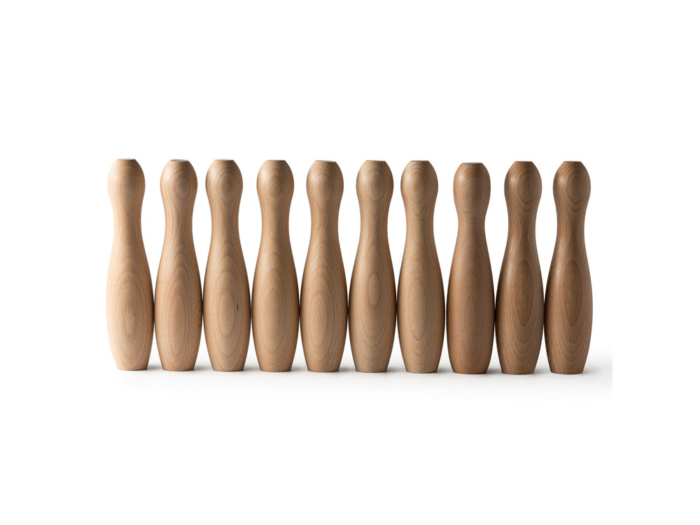 Набор для игры в боулинг VIZA, натуральный-3