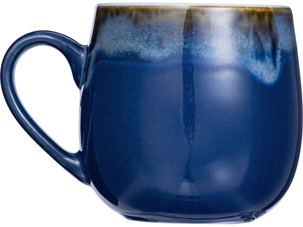 Кружка с вулканическим эффектом по краю Etna, 440 мл, синий-2