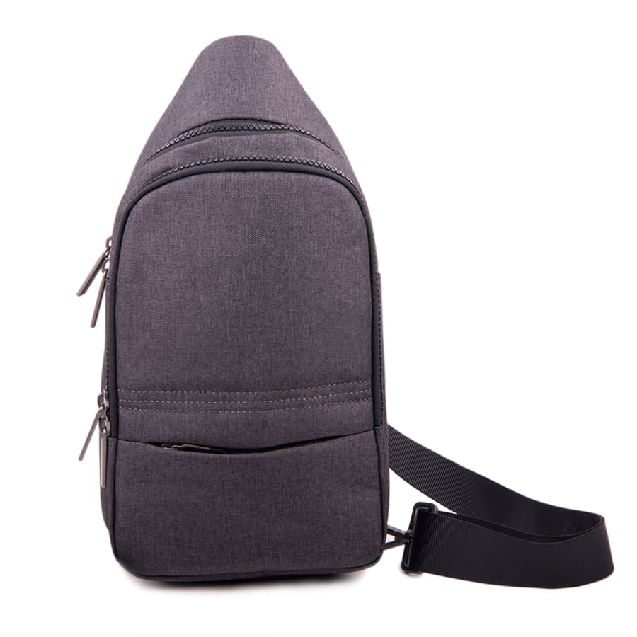 Сумка на плечо CORE, серый, 100% полиэстер , серый, голубой-3