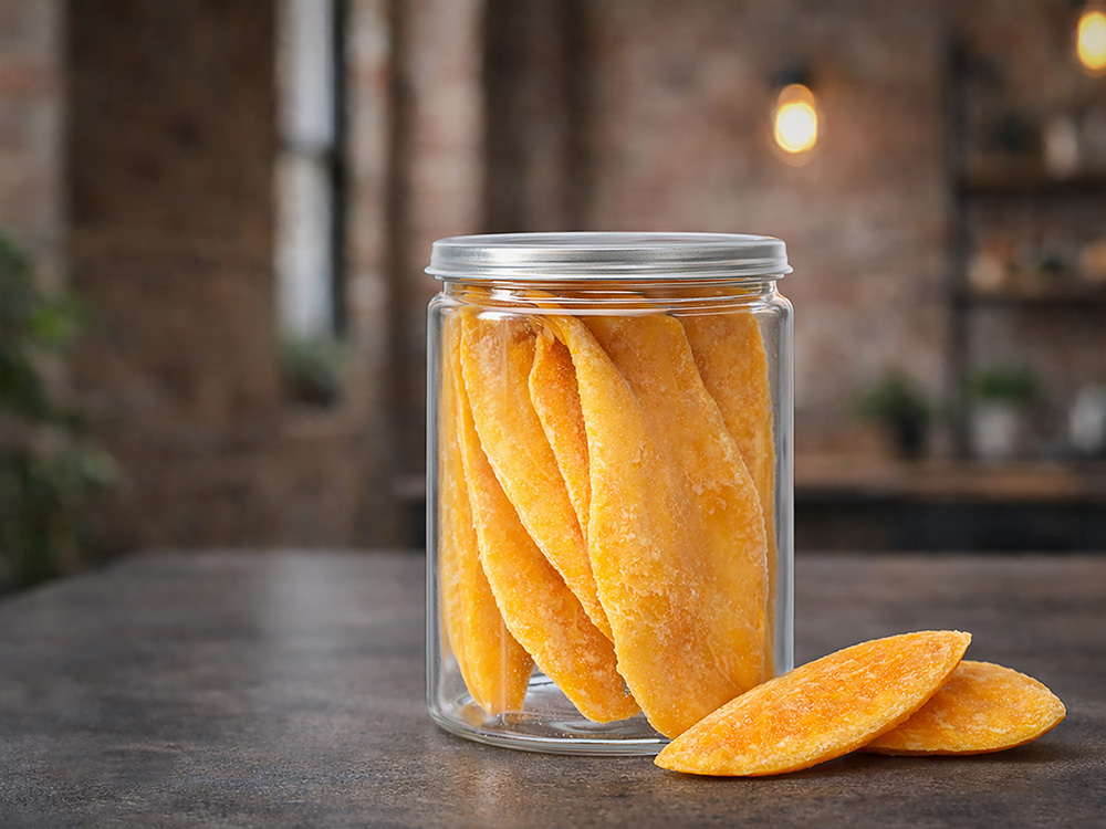 Манго сушеное Tropdry, в банке easy-open, 100 г.-4