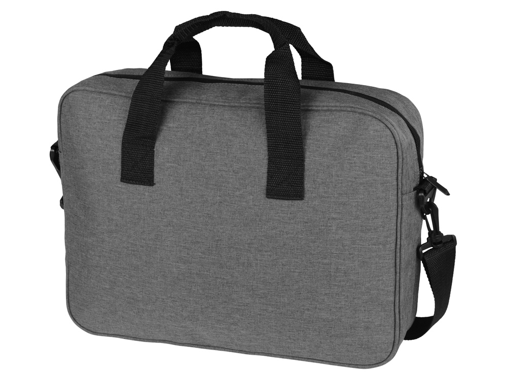 Сумка для ноутбука Wing с вертикальным наружным карманом, серый-3