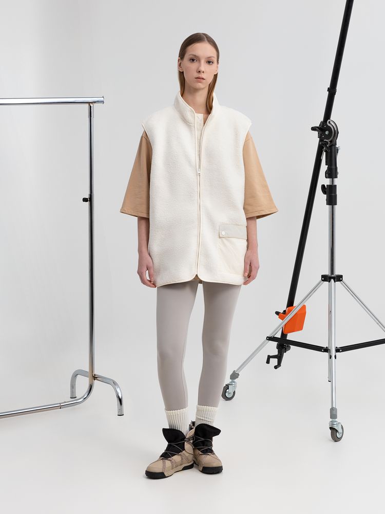 Жилет унисекс Oblako, молочно-белый-4