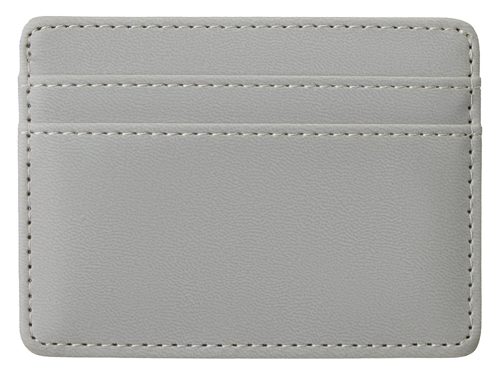 Картхолдер для двух карт и наличных денег с зажимом Crave, светло-серый-1