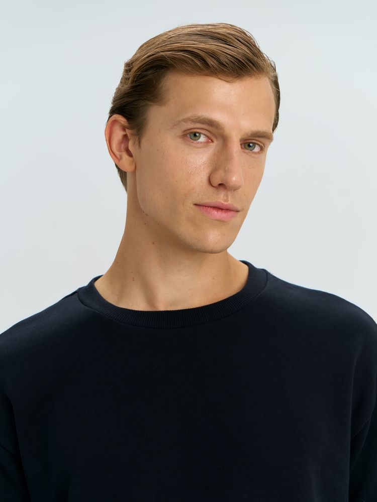 Свитшот оверсайз унисекс Omnifit, черный-4