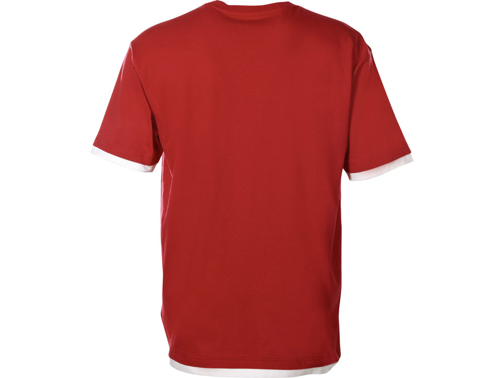 Футболка Rotterdam мужская, красный/белый-7