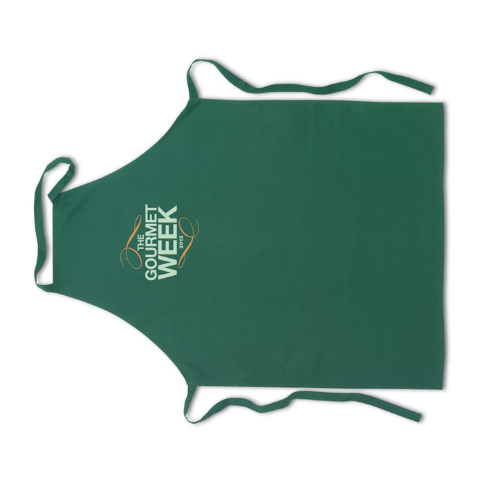 Кухонный фартук из хлопка, зеленый-13