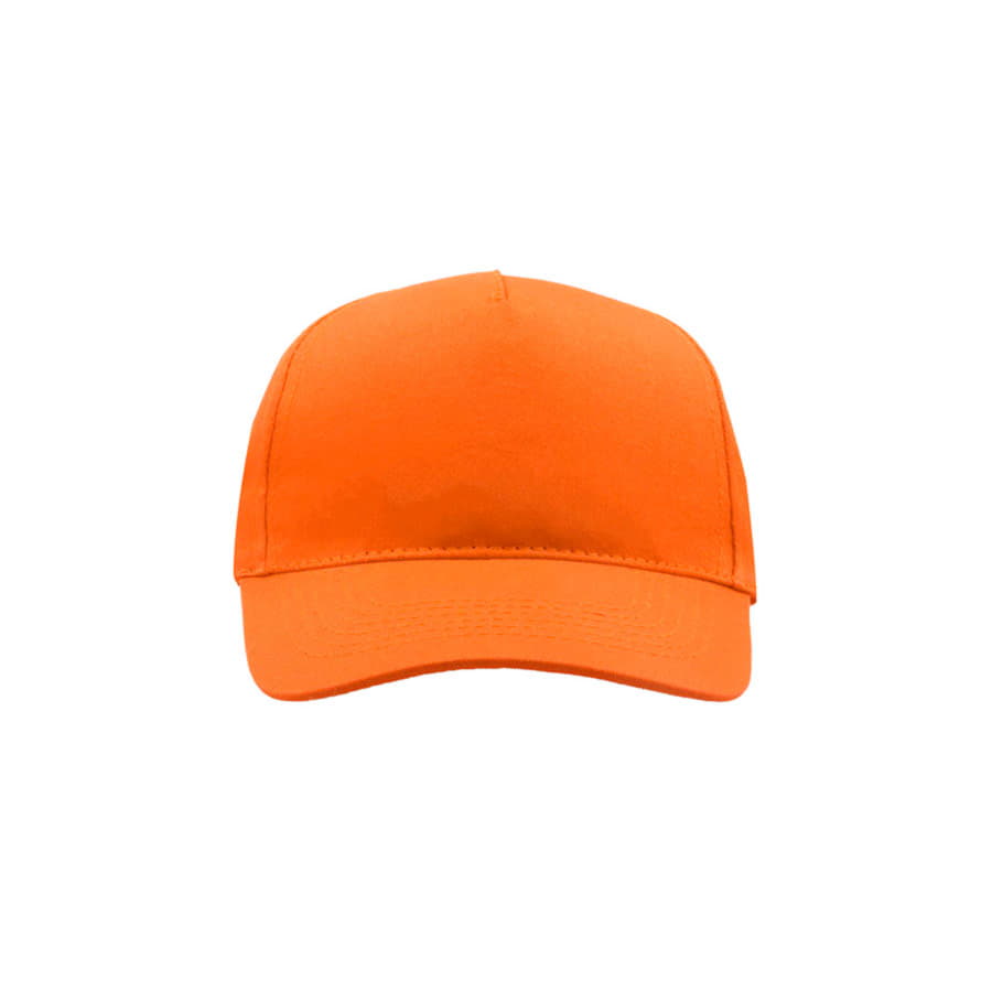 Бейсболка START FIVE, 5 клиньев, застежка на липучке, оранжевый-3