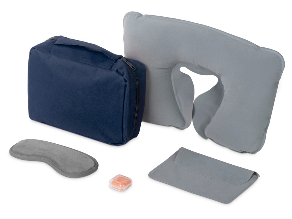 Набор для путешествий Comfy Flight, темно-синий-0