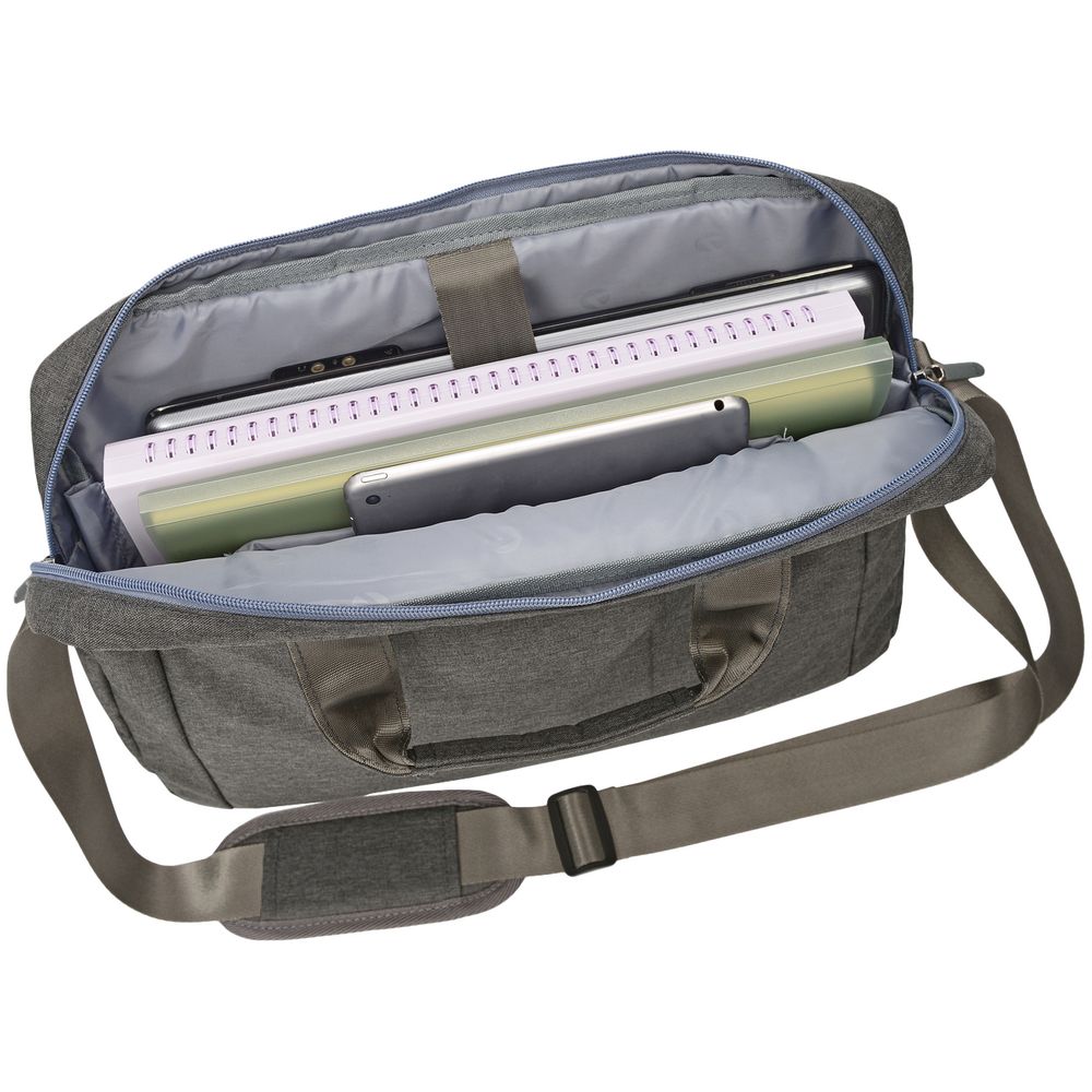 Сумка для ноутбука L227, темно-серая-2