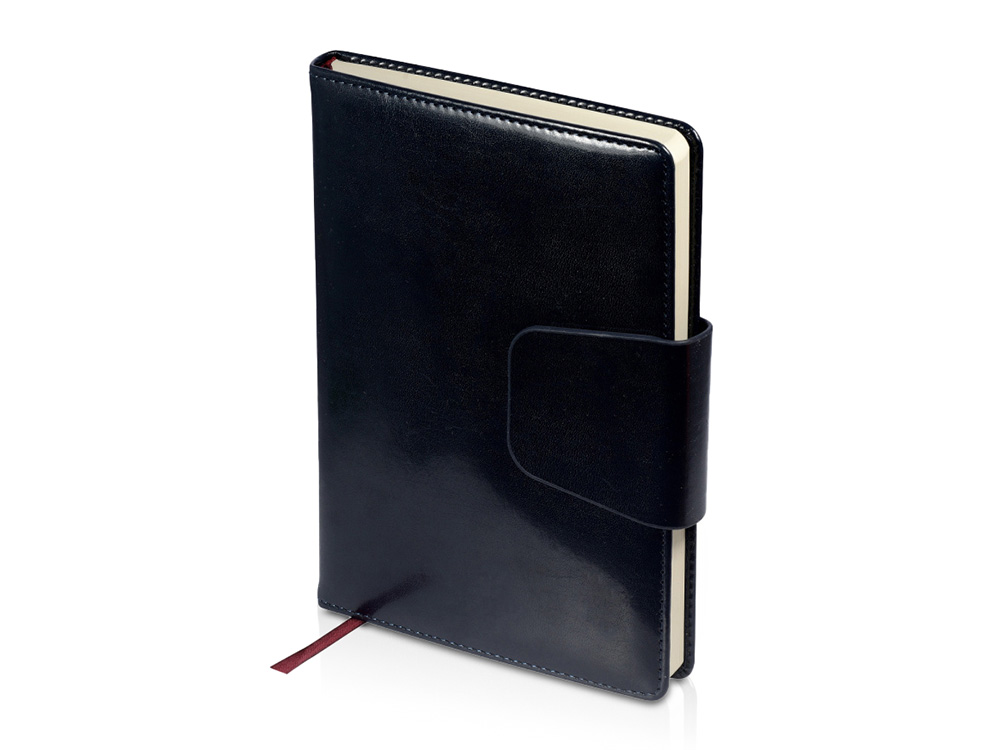 Ежедневник А5 недатированный Prestige, синий-0