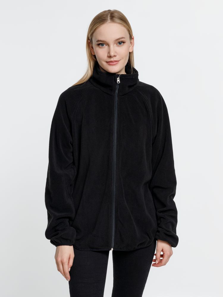 Куртка флисовая унисекс Fliska, черная-3