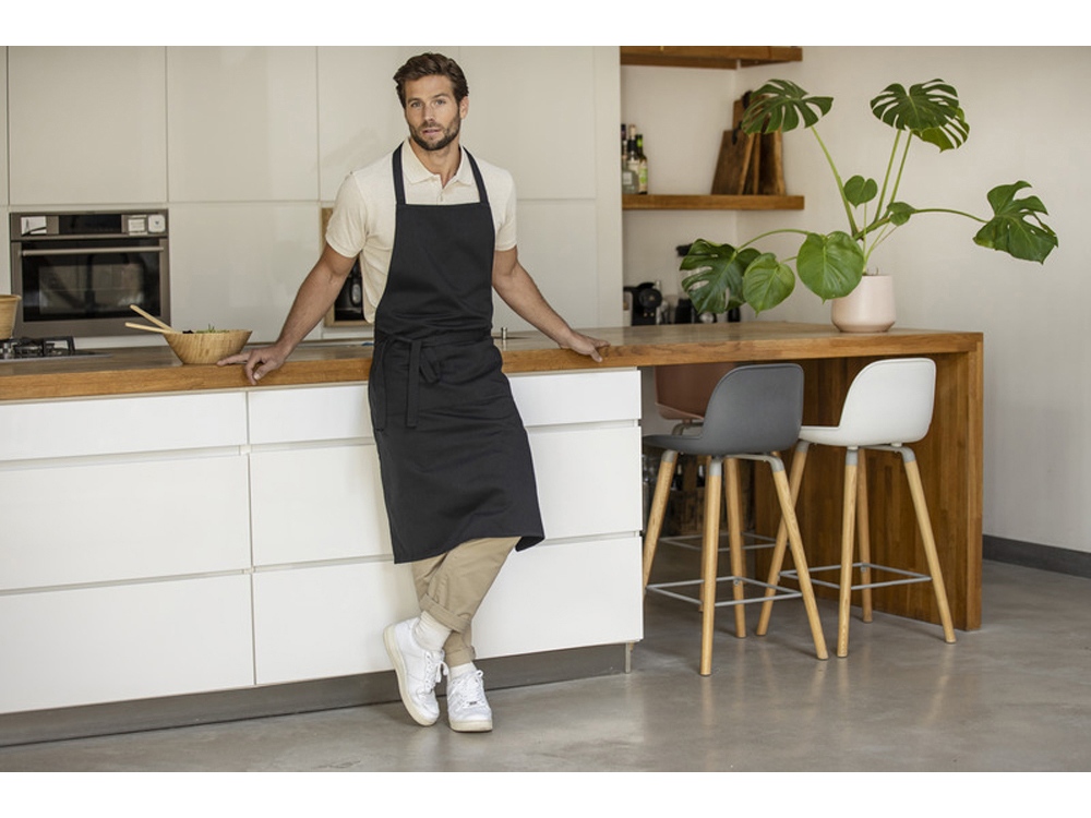 Shara 240 г/м2 Aware™ фартук из переработанного материала - Белый-4