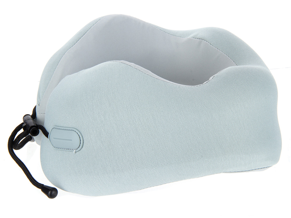 Подушка для путешествий с эффектом памяти Memo Pillow PRO M/L English Blue-2