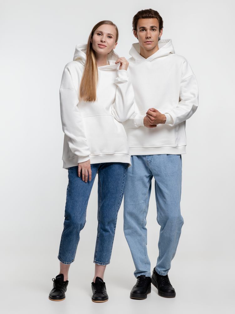 Худи оверсайз Kulonga Comfort Heavy, молочно-белое-6