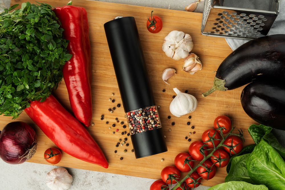 Электрическая мельница для специй Black Mill, черная-3