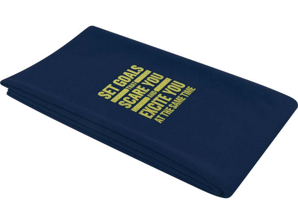 Althea спортивное полотенце 70х140 см - Синий нейви-3