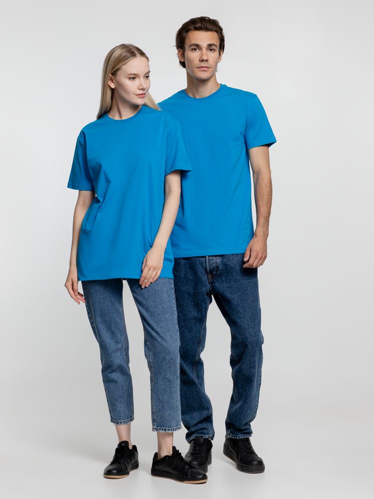 Футболка унисекс T-Bolka 160, бирюзовая-5