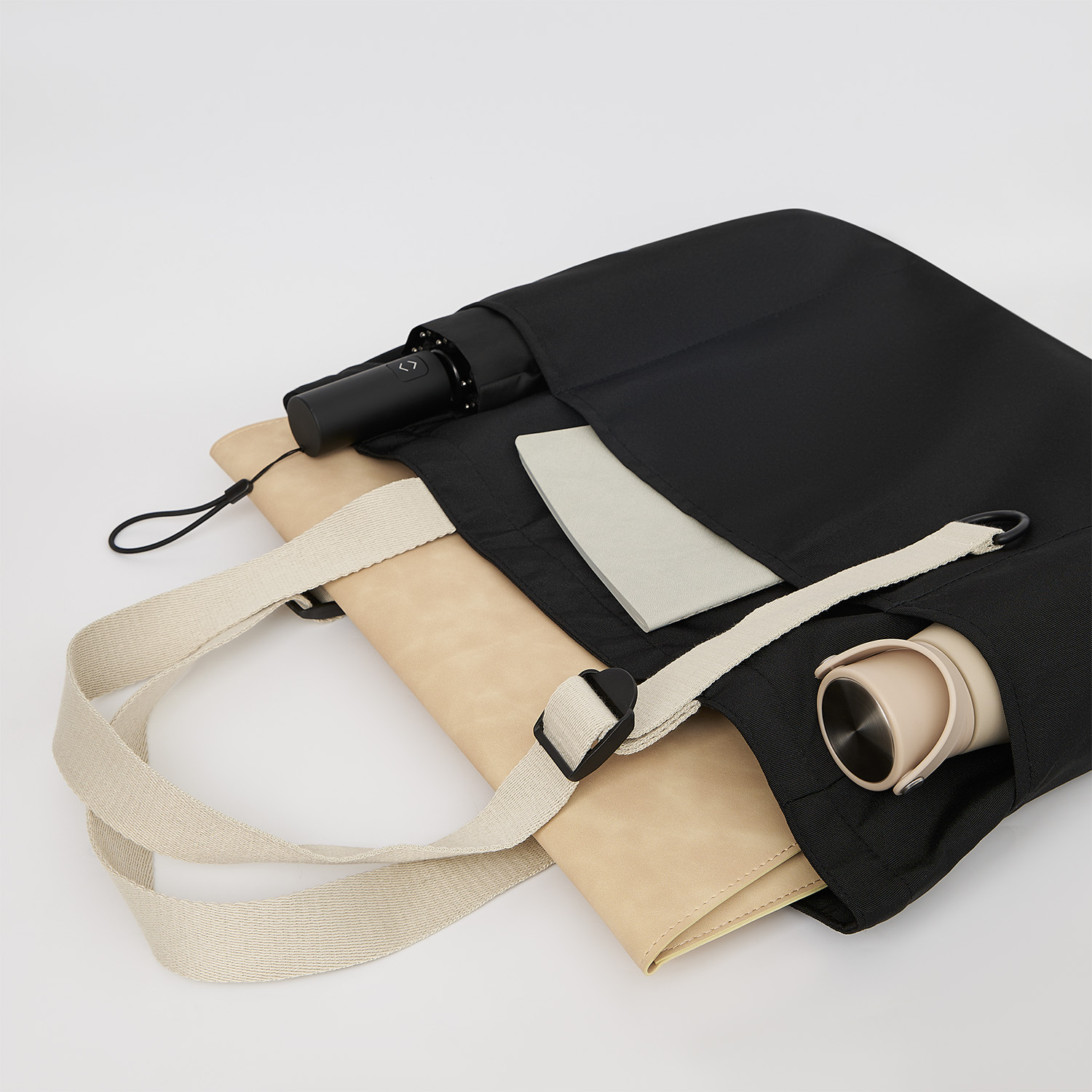 Сумка для покупок Сола (Sola), черная-5