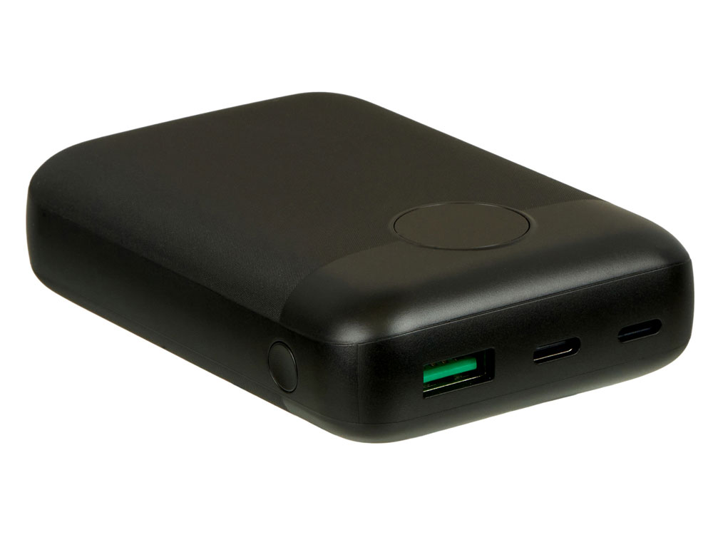 Внешний аккумулятор с быстрой зарядкой QC/PD CosmIQ, 10000 мАч, черный-4