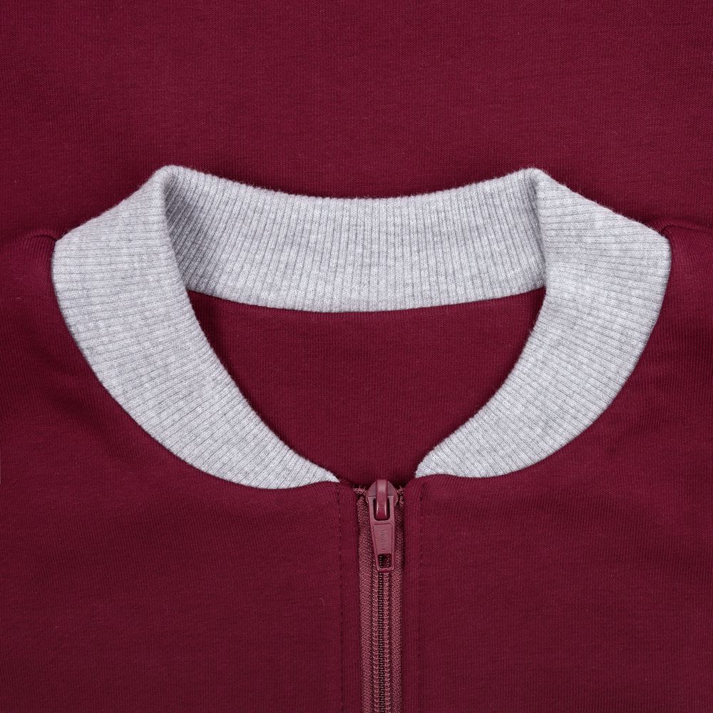 Бомбер College, бордовый-2