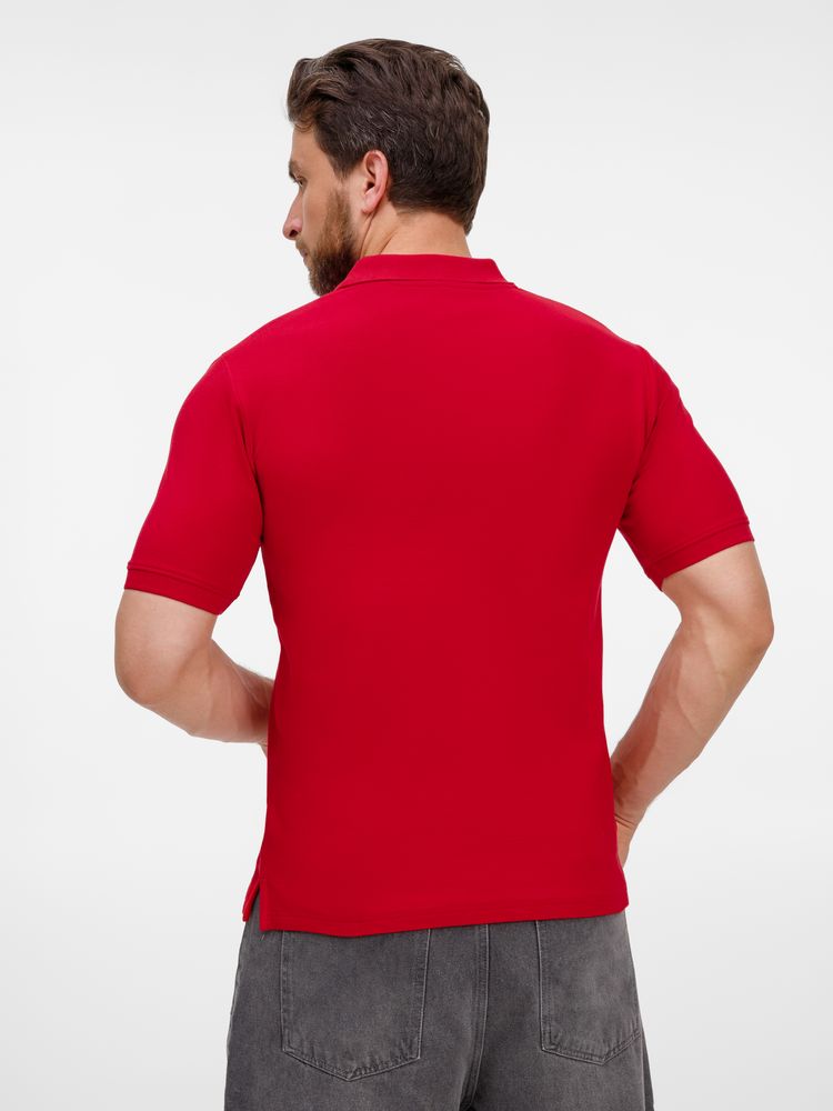 Рубашка поло унисекс Upswing, красная-4