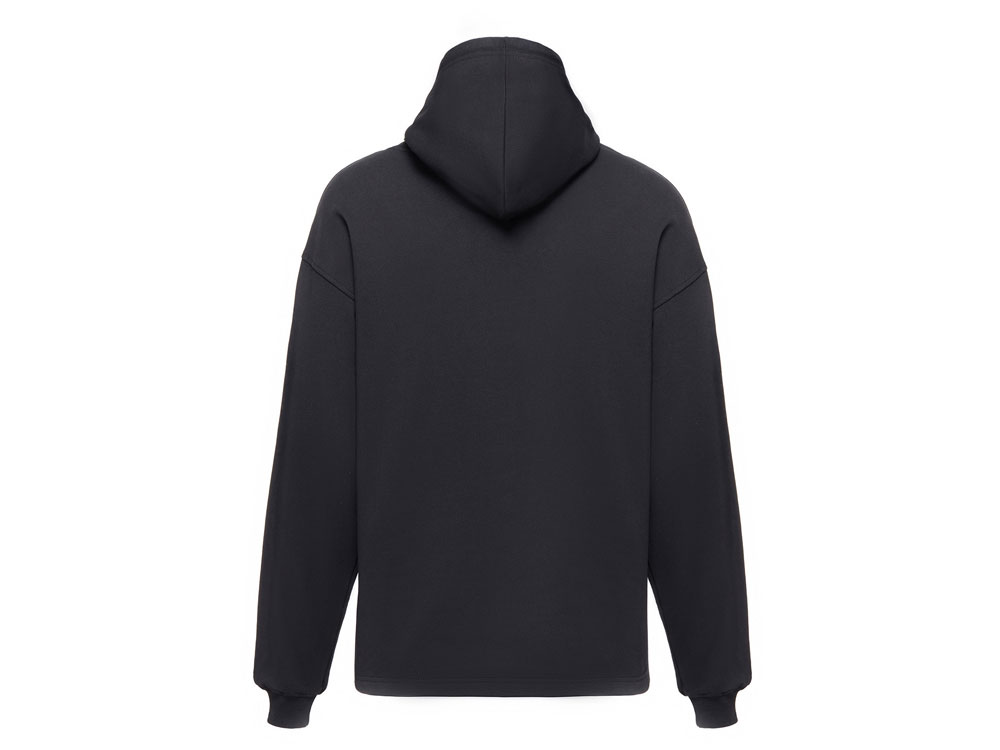 Худи оверсайз Alpha.01 унисекс, черный-9