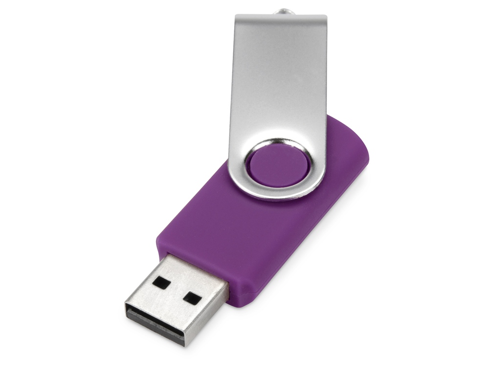 Флеш-карта USB 2.0 16 ГБ Квебек, фиолетовый-1