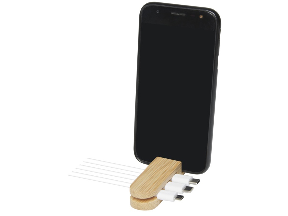 Edulis бамбуковый кабельный органайзер , бежевый-0