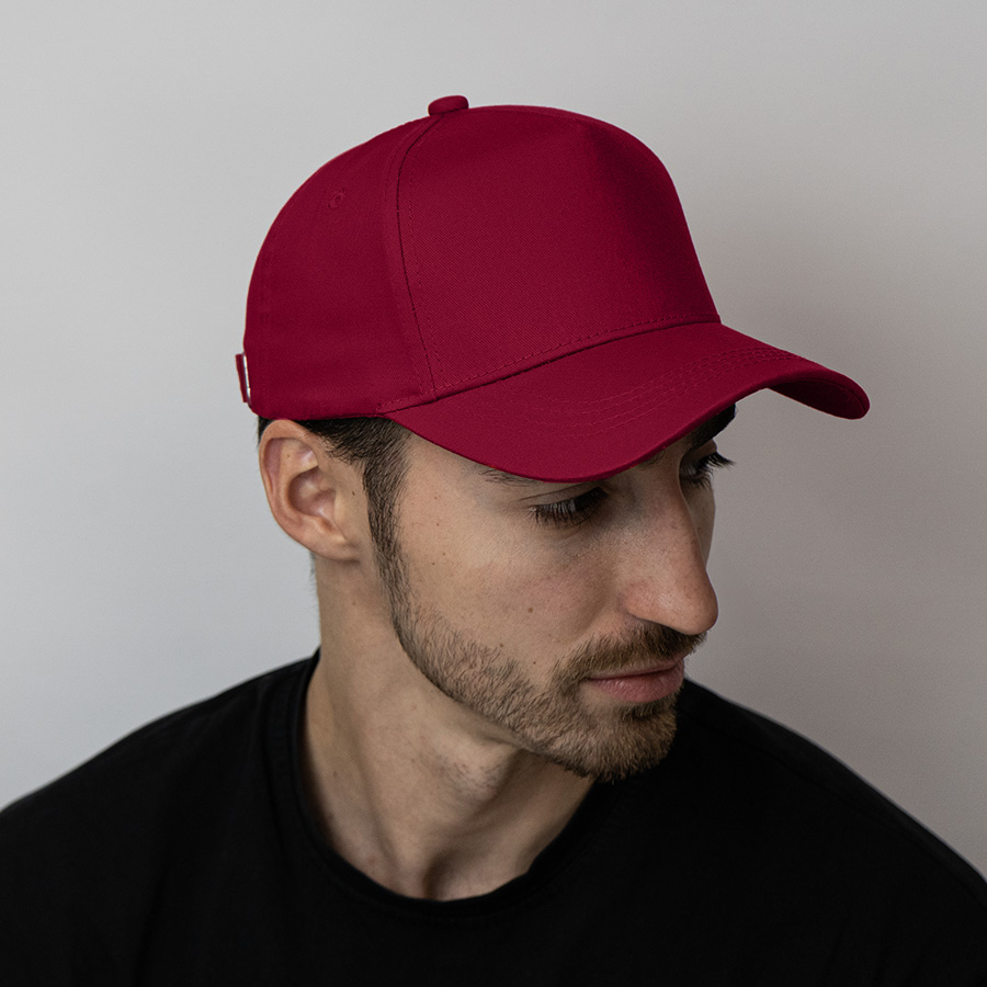 Бейсболка BREEZE 150, темно-красный-1