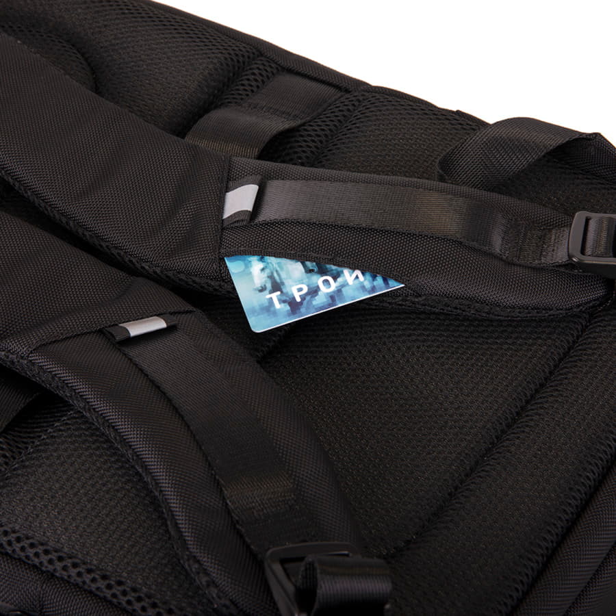 Рюкзак VECTOR c RFID защитой, черный-7