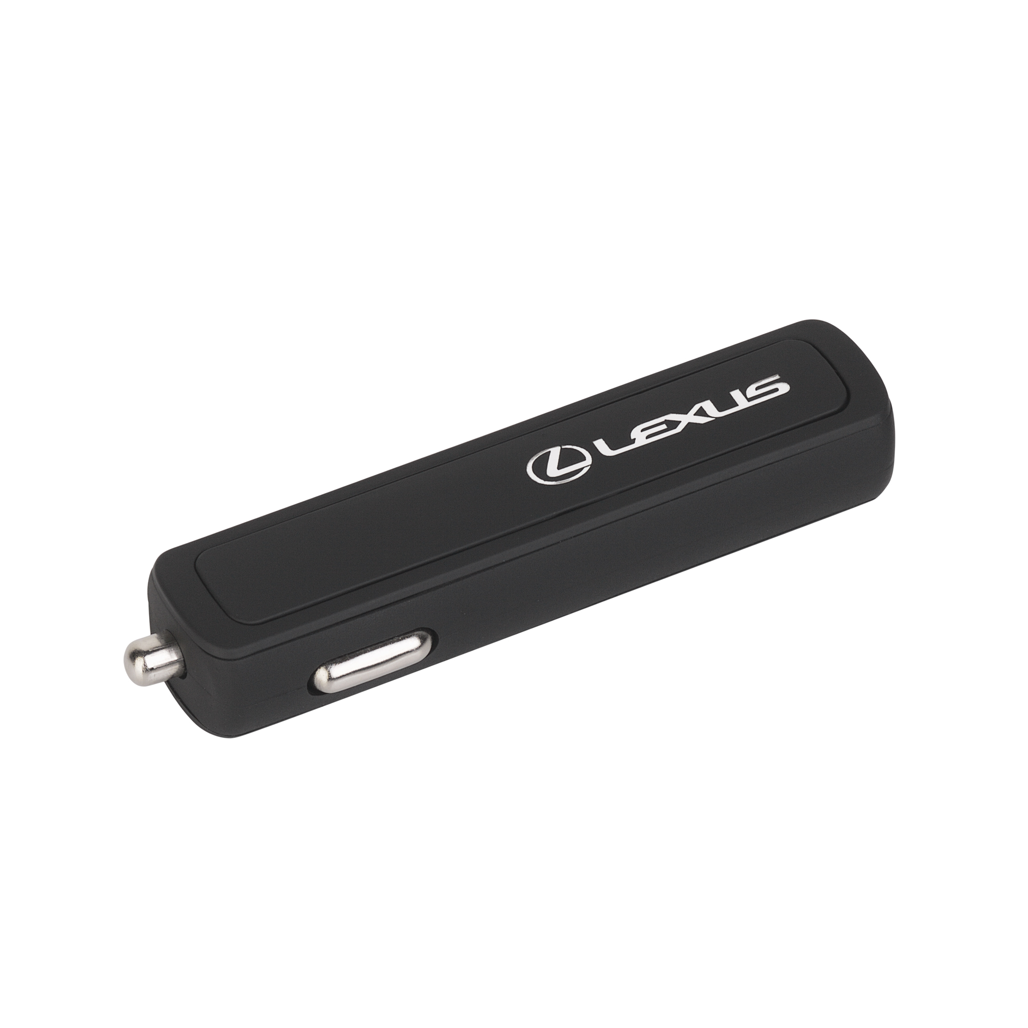 Автомобильное зарядное устройство "Slam" с 2-мя разъёмами USB, покрытие soft touch-2