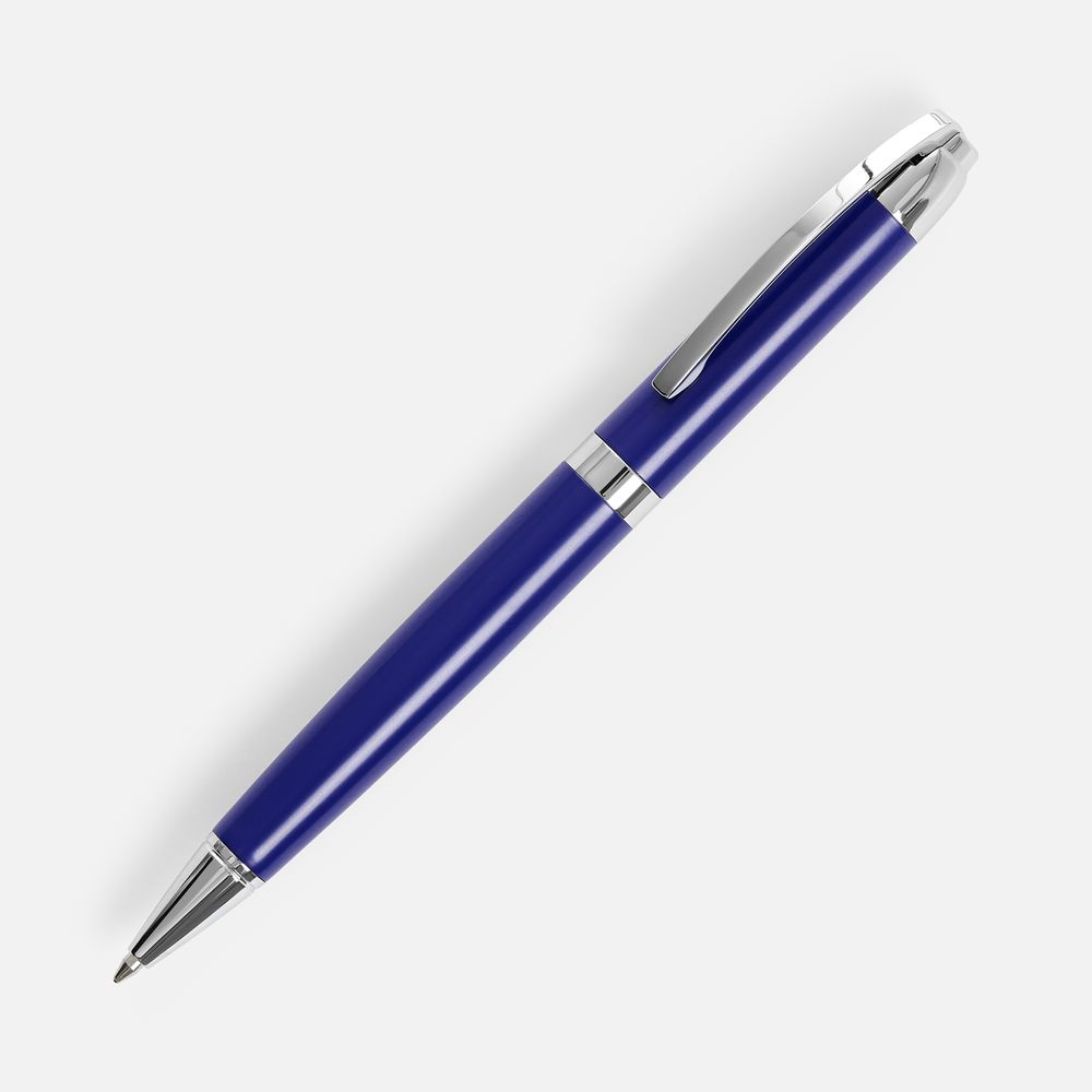 Ручка шариковая Razzo Chrome, ver.2, синий-1