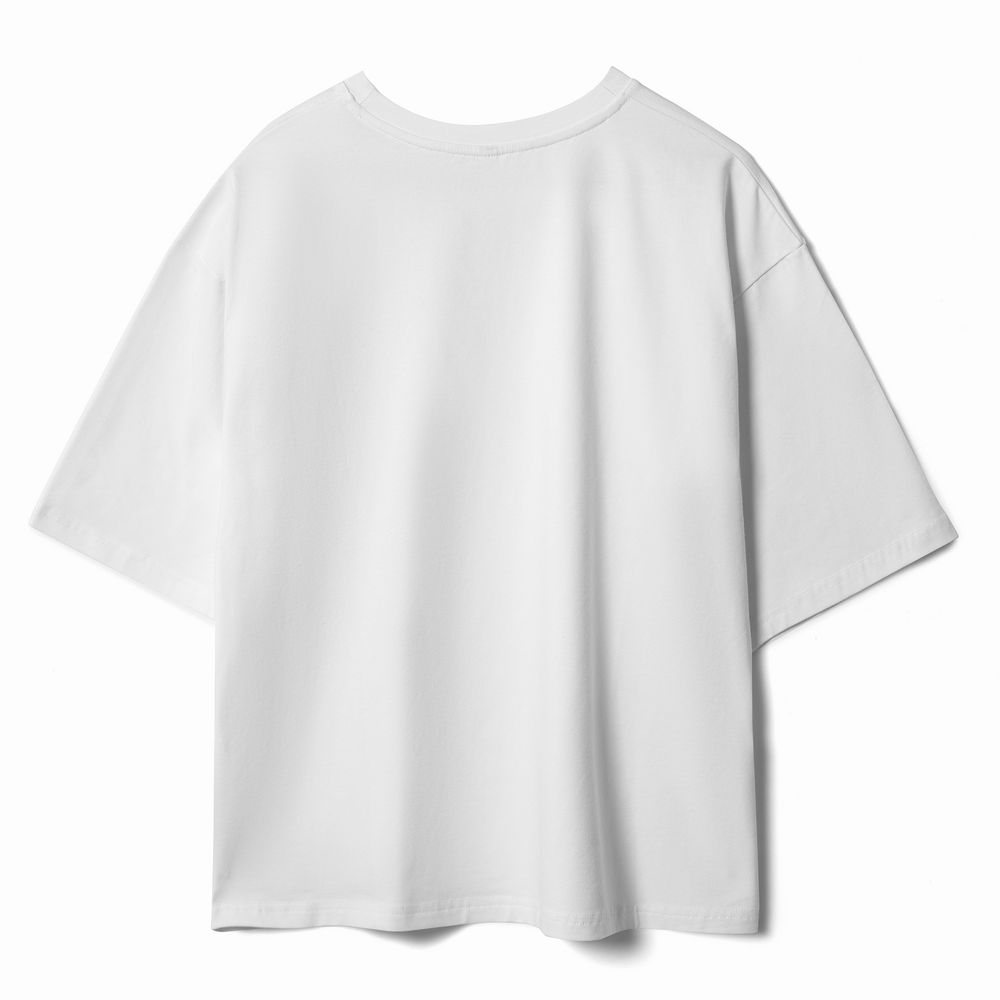 Футболка унисекс оверсайз Street Vibes, молочно-белая-2