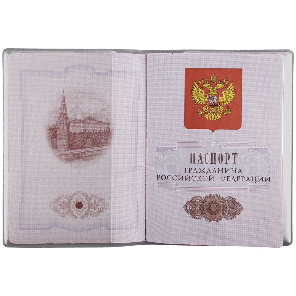 Обложка для паспорта Dorset, серая-2