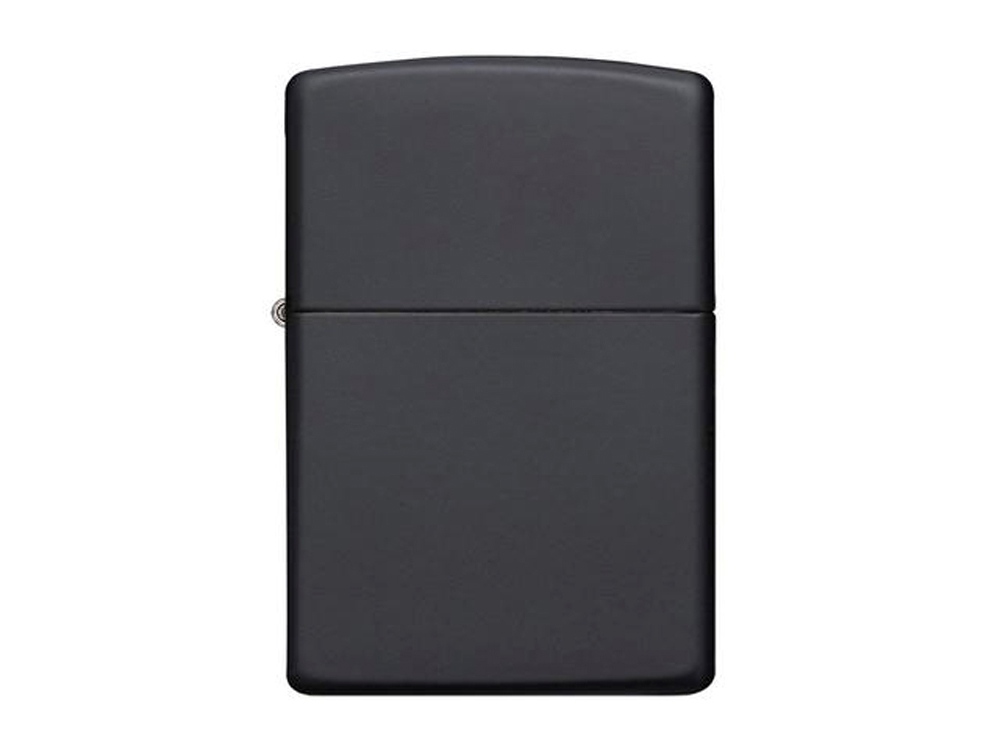 Зажигалка ZIPPO Classic с покрытием Black Matte, латунь/сталь, чёрная, матовая, 38x13x57 мм-1