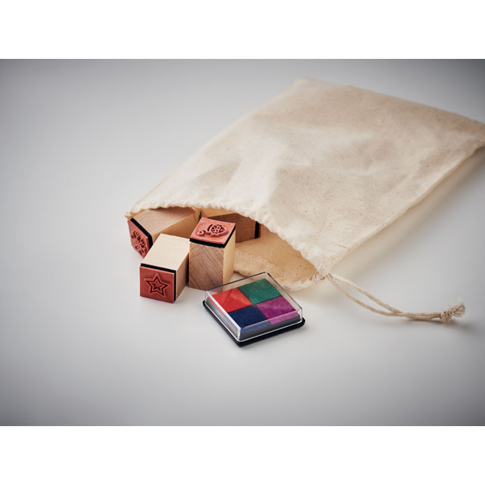 Набор штампов, бежевый-2