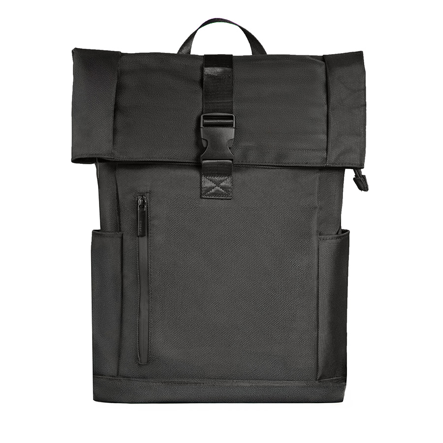 Рюкзак водостойкий "Roll", чёрный, 66х39х13 см, ткань верха:100% полиэстер, подкладка:100% полиэстер, черный-0